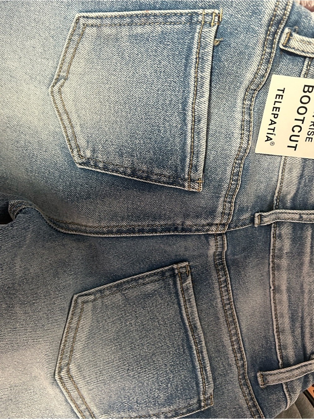 Embroidered Butterfly Boot-Cut Jeans - Picture 4 of 4
